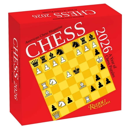 Chess 2026 Day-To-Day Calendar: A Year of Chess Puzzles, (Paperback)