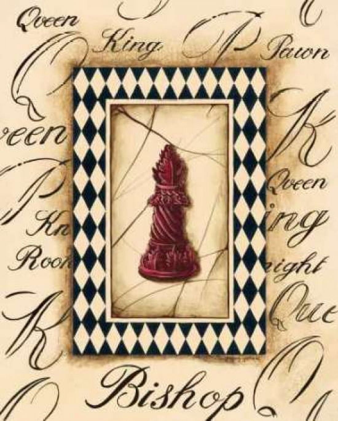 Chess Bishop Canvas Art - Gregory Gorham (24 x 30)