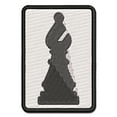 thumbnail image 1 of Chess Bishop Piece Applique Multi-Color Embroidered Iron-On Patch - 2.0 Inch Mini, 1 of 5