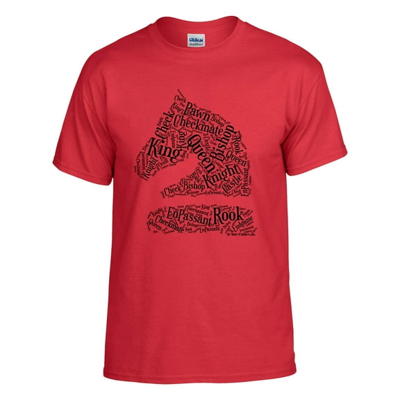 Chess Black Knight (Knight Figure Chess Words); Chess T-shirt, Men Women, Girls, boys Chess Shirt