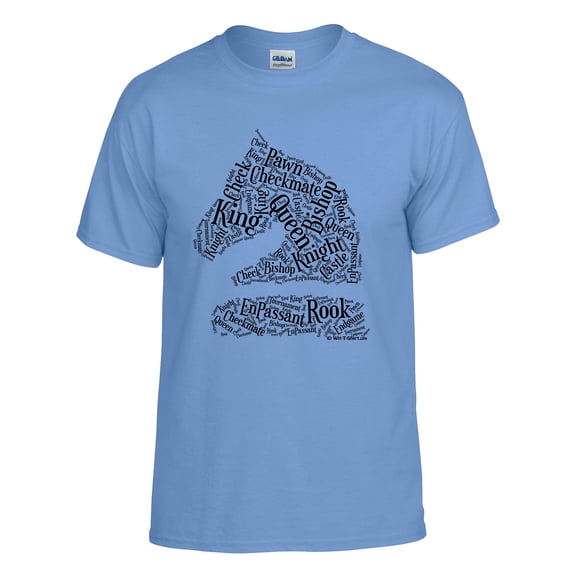 Chess Black Knight (Knight Figure Chess Words); Chess T-shirt, Men Women, Girls, boys Chess Shirt