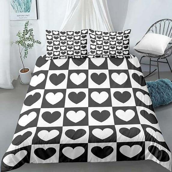 Chess Board Duvet Cover Luxury Child Bedding Set Euro King Size Quilt Cover Boys Girl Comforter Cover Home Textile 2/3 Pcs
