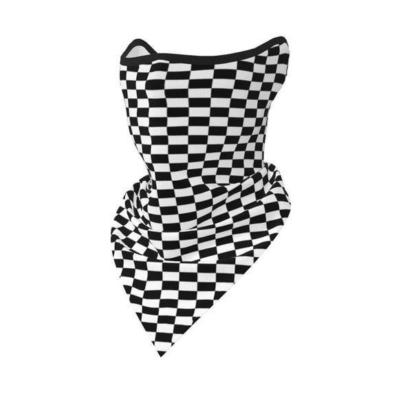Chess Checkerboard Neck Gaiter Balaclava Face Scarf Mask Quick-Dry Half Masks For Women Men Sun Protection Breathable Dustproof