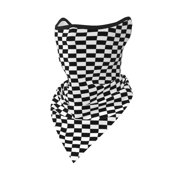 Chess Checkerboard Neck Gaiter Balaclava Face Scarf Mask Quick-Dry Half Masks For Women Men Sun Protection Breathable Dustproof