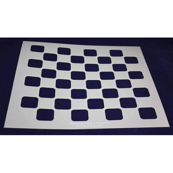 Chess/Checkerboard Stencil 14 Mil -15" X 15" - Painting /Crafts/ Templates