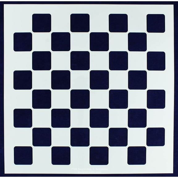 Chess/Checkerboard Stencil 14 Mil -18" X 18" - Painting /Crafts/ Templates