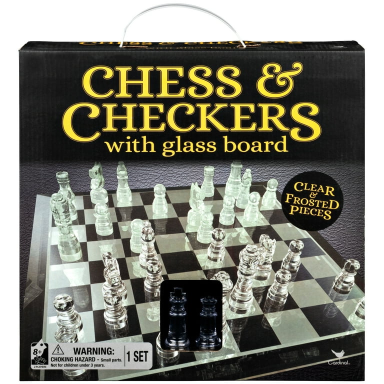 Trademark Games - Octagonal Chess and Checkers Set