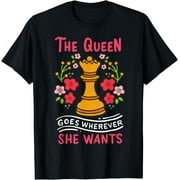 Chess Chessmen Chessboxing Queen Chess Player Gift T-Shirt