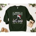 thumbnail image 1 of Chess Classic Christmas Sweater, Merry Chessmass Green Xmas Sweater, 1 of 4