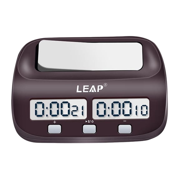Chess Clock Compact Responsive Step Counter Function Large Screen Function for International Chess