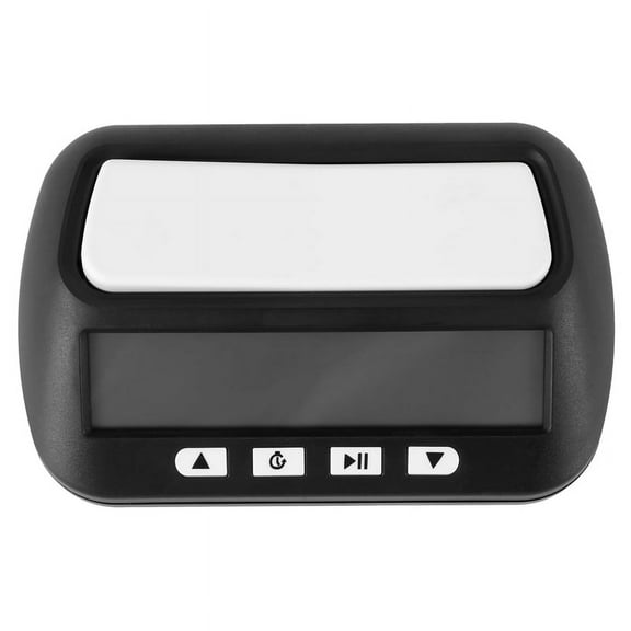 Chess Clock, Digital Timer & Game Timer, Multipurpose Portable Professional Clock Black