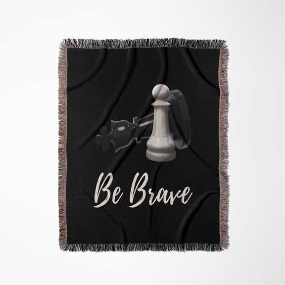 Chess Design For Anyone Who Loves To Play The Board Game Chess., Woven Blanket