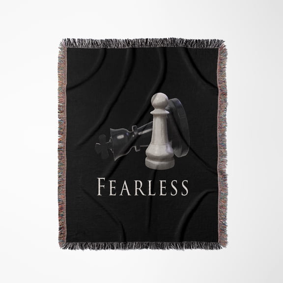 Chess Design For Chess Masters And Lovers Of The Board Game Chess., Woven Blanket