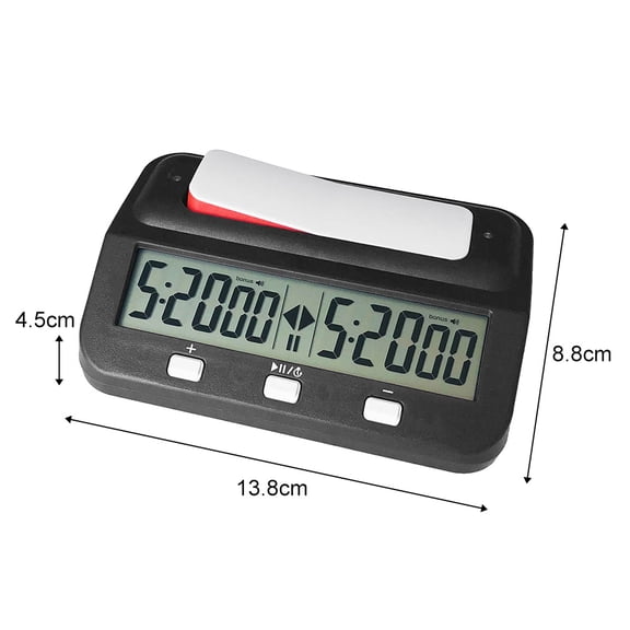 Chess Digital Chess Timer Multi-functional Electronic Count Up Down Chess Clock For Board Games