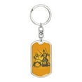 thumbnail image 1 of Chess Fan Chess Piece Keychain Dog Tag Stainless Steel or 18k Gold, 1 of 10
