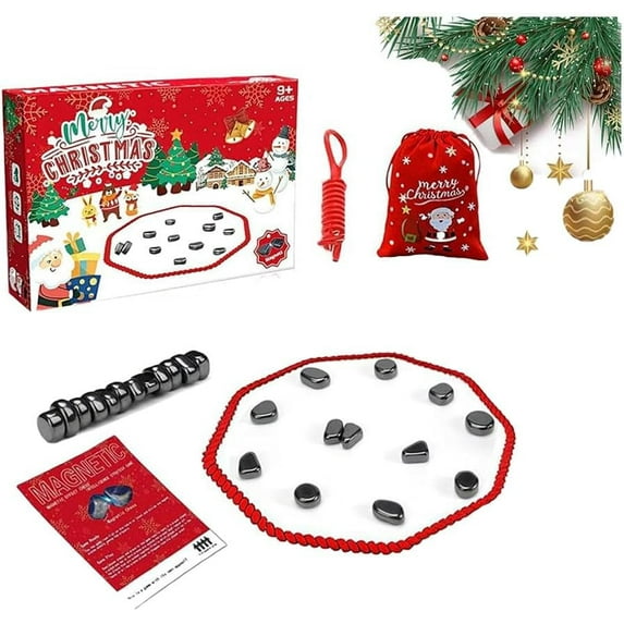 Chess Game,Chess with String - Portable Intellectual Battle & Strategy Board Game for Family Game Night Fun Educational Gift(Red)