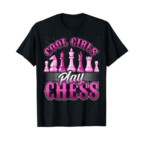 Chess Game Lover Girl - Funny Cool Girls Play Chess T-Shirt