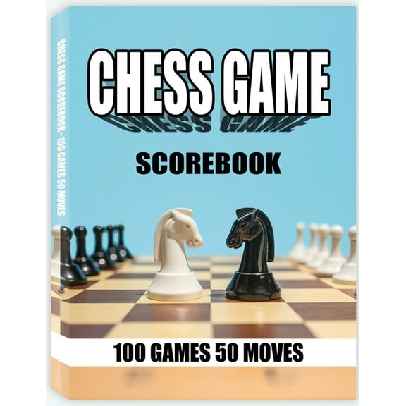 Chess Game Scorebook: Chess Game Scorebook (Paperback)