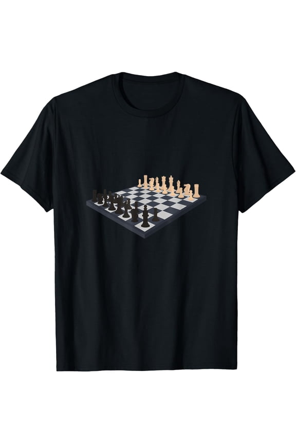 Chess Game T-Shirt men and women can wear, black, white, gifts