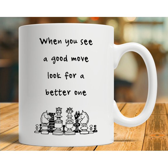 Chess Gift Chess Mug Chess Coffee Cup