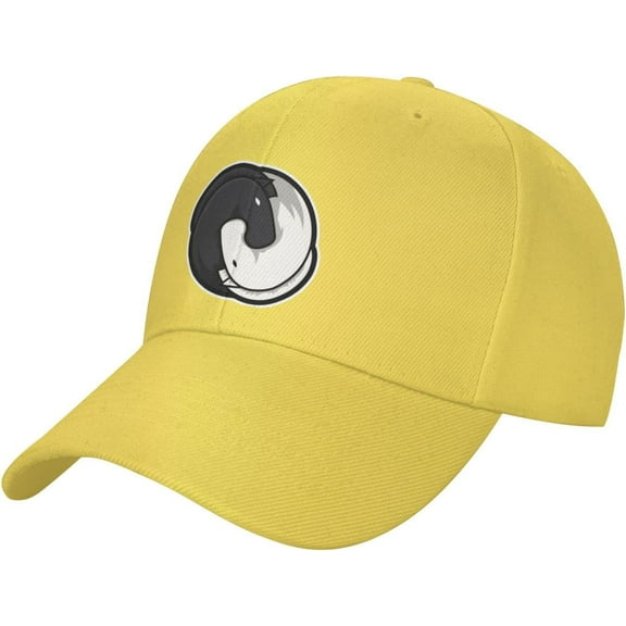 Chess Horse Piece Yin Yang Chess Knight Baseball Hats for Men Adjustable Dad Hat Trucker Cap,Black