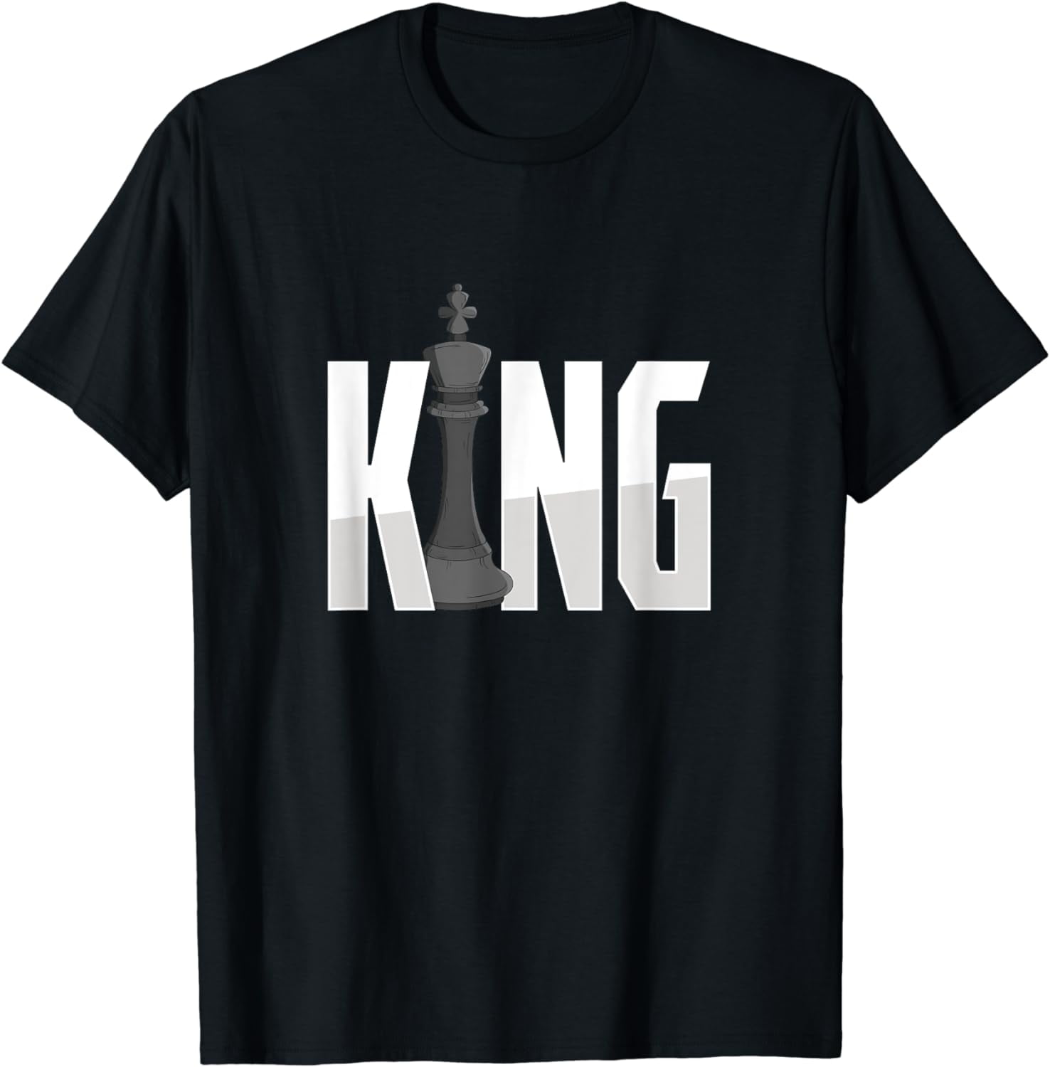 Chess King Checkmate Board Game Player Pieces Grandmaster T-Shirt ...
