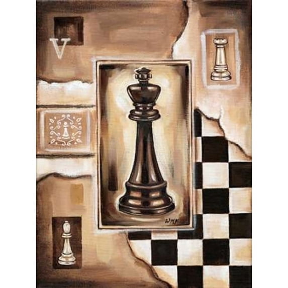 Chess King Poster Print by Wendy Fields