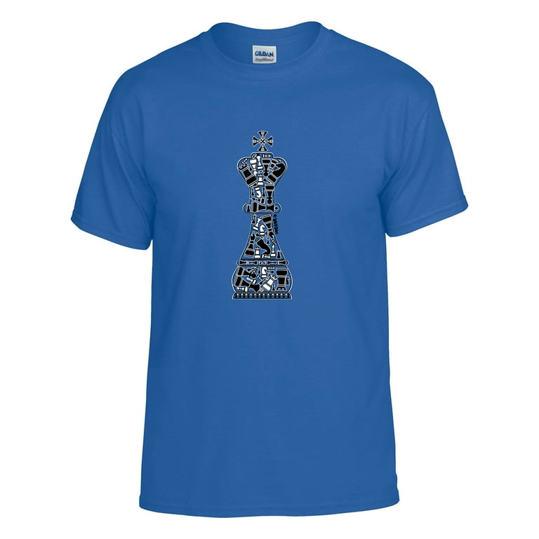 Retro Chess - Chess Board' Unisex Poly Cotton T-Shirt