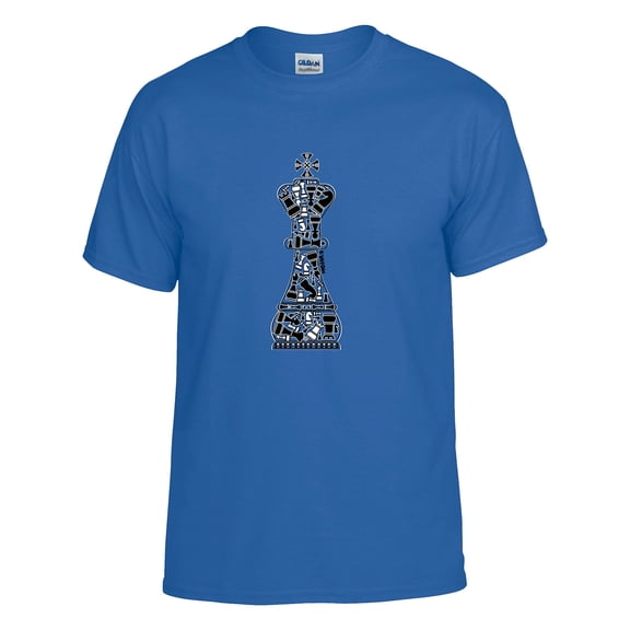 Chess King Victories (Chess King Filled with Piecies) : Chess T-shirt, Men, Women, Girls, Boys Chess Shirt