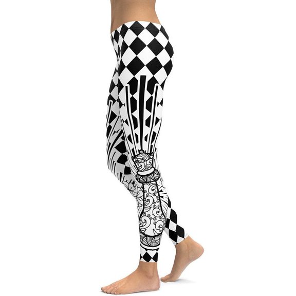 Chess Love Leggings Size: XS for Women | FIERCEPULSE