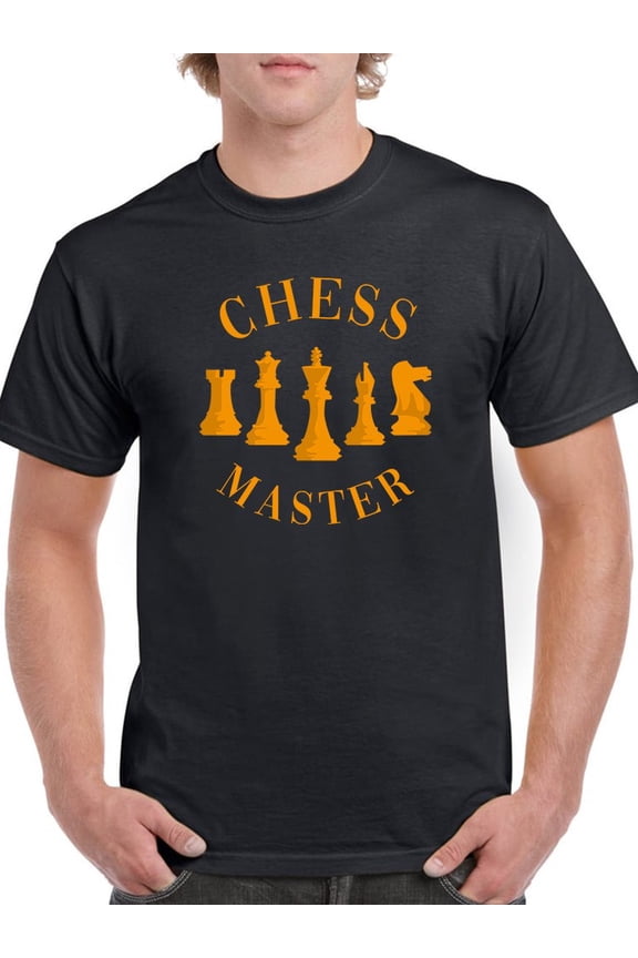 Chess Master Men T-Shirt, Male Large