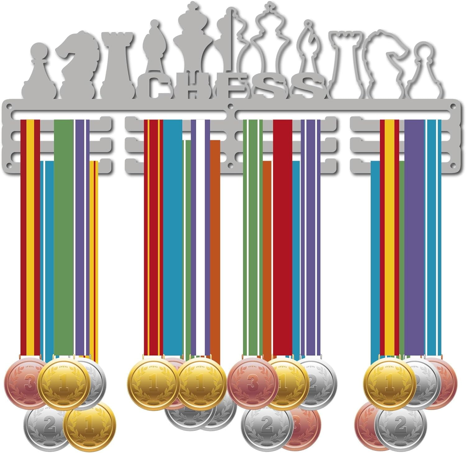 Chess Medal Hanger Rack Medal Holder Display Sports Medal Hangers ...