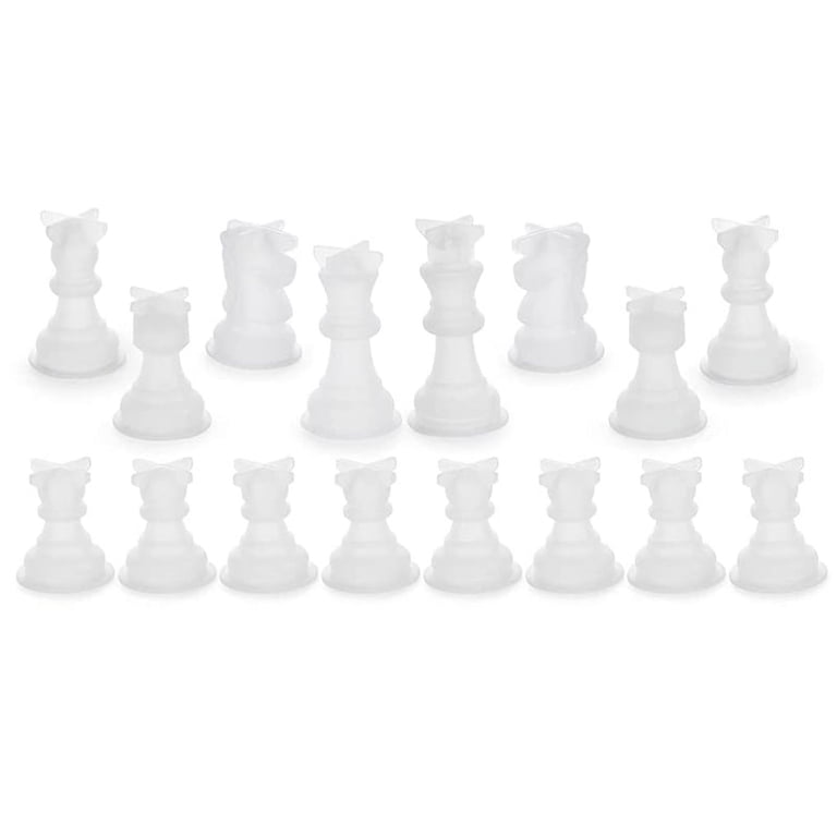Silicone Chess Piece Mold Set For Resin Crafting – Make Your Own Custom Chess Set As A DIY Gift