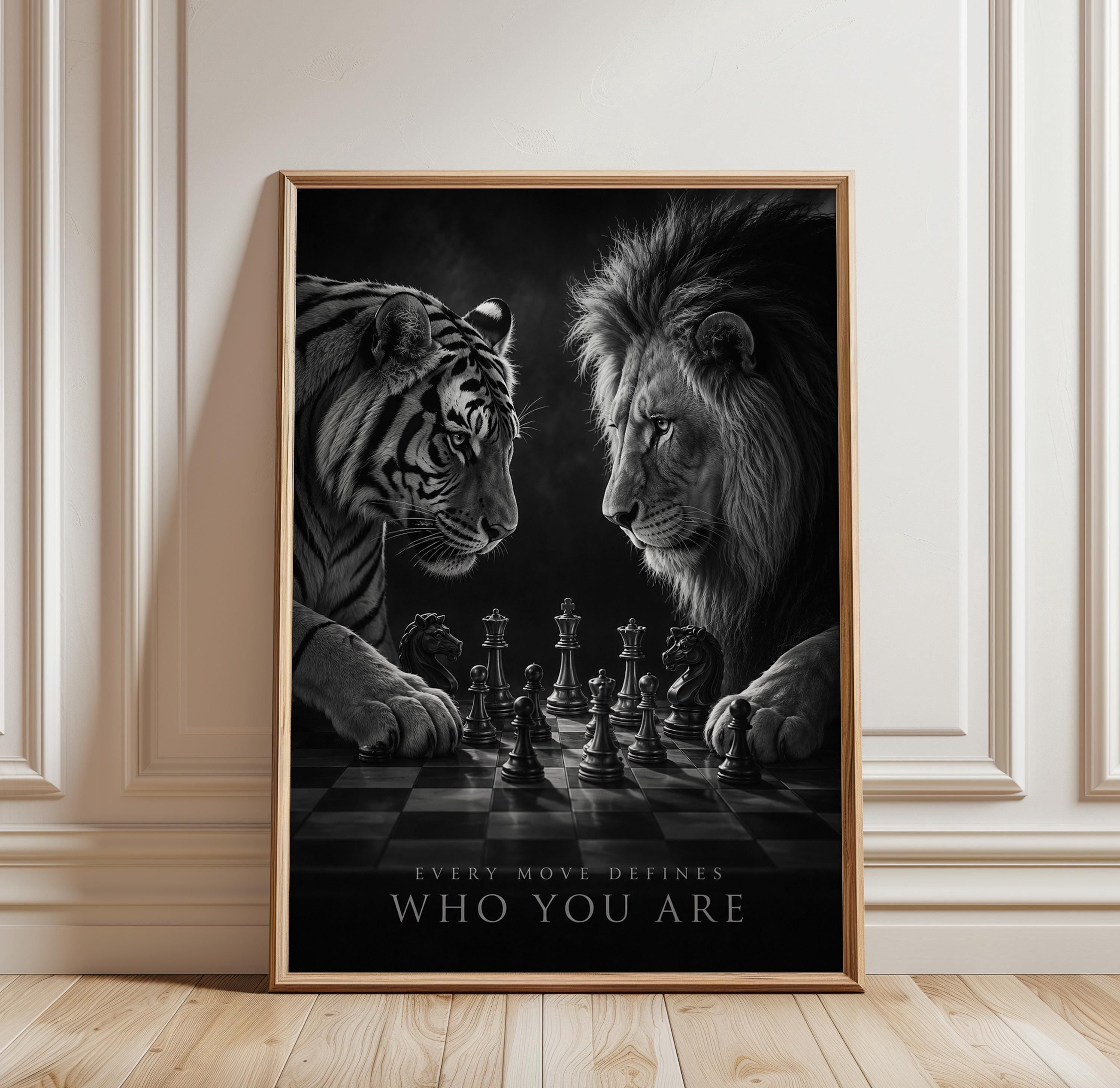 Chess Motivational Motivation Inspirational Office Entrepreneur Poster ...