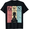 thumbnail image 1 of Chess Pawn Periodic Table Elements Nerd Chess Player Vintage T-Shirt Black Small, 1 of 4