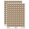 thumbnail image 1 of Chess Piece Black Queen 200+ Round Stickers - Brown - Gloss Finish - 0.50" Size, 1 of 3