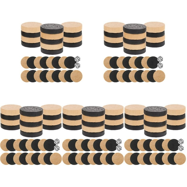 Chess Pieces Backgammon Game Accessory Replacement Wooden Checkers ...