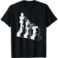 thumbnail image 1 of Chess Pieces Vintage Chess Player T-Shirt, 1 of 6