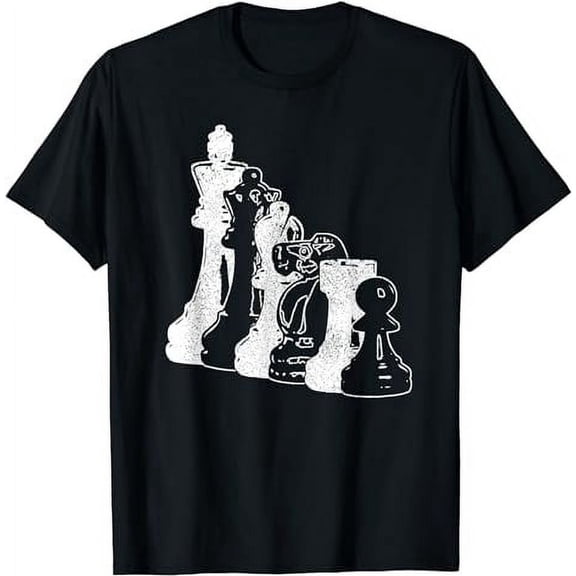 Chess Pieces Vintage Chess Player T-Shirt