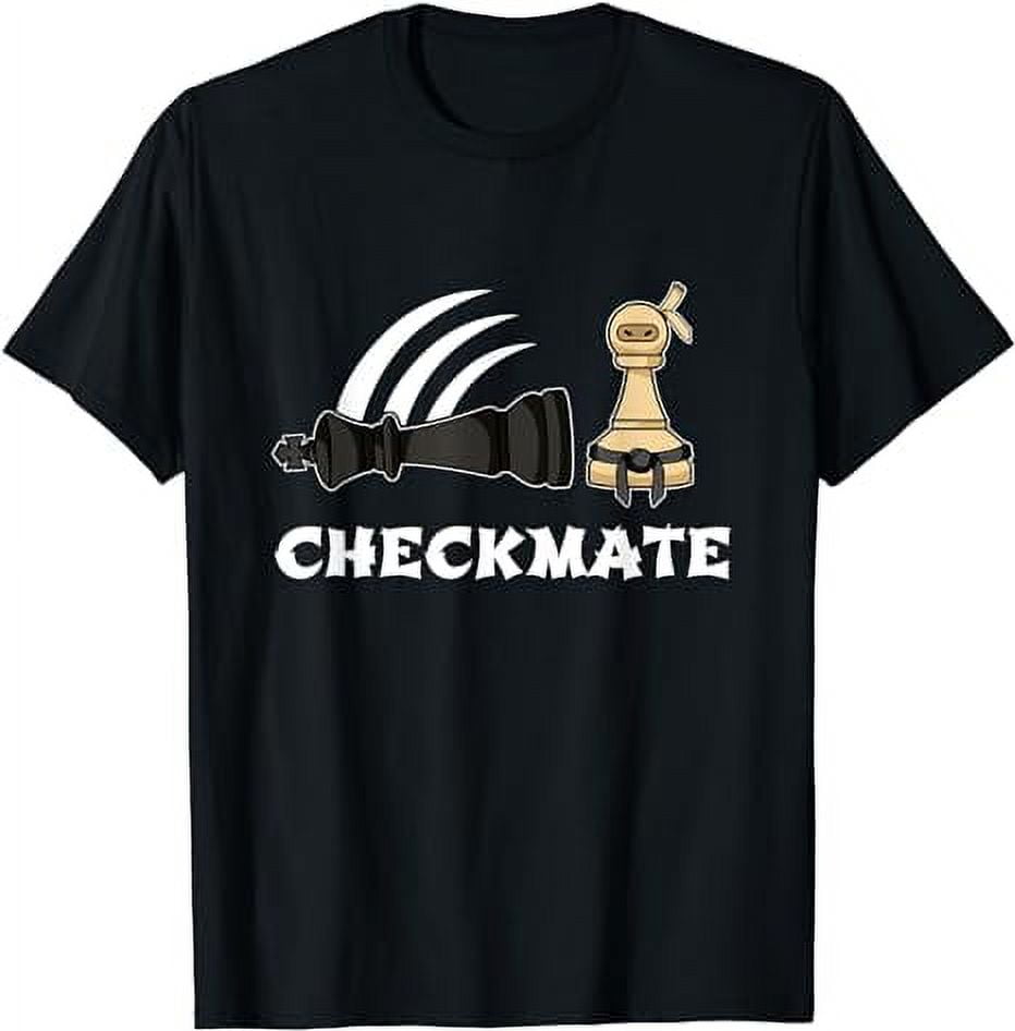 Chess Player Chess Pieces I Ninja Martial Arts Checkmate T-Shirt ...