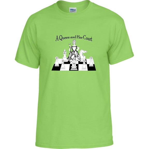 Chess: Queen and Her Court, Chess T-shirt, Chess Shirt; Women, Girls, Mom