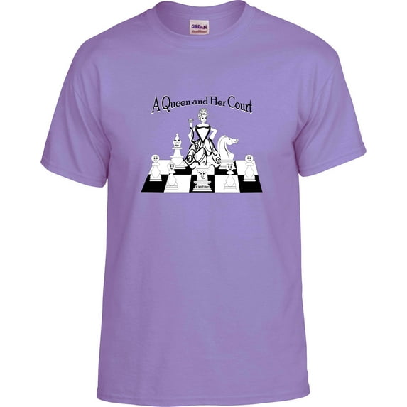 Chess: Queen and Her Court, Chess T-shirt, Chess Shirt; Women, Girls, Mom