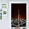 thumbnail image 1 of Chess Red Queen Door Curtain Nordic Living Room DoorCurtain Porch Partition Curtain Kitchen Rative Half Curtain, 1 of 4