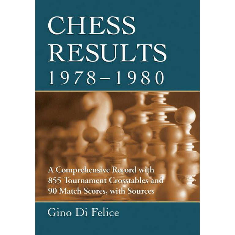 Chess Results, 1978-1980 : A Comprehensive Record With 855 Tournament  Crosstables and 90 Match Scores, With Sources