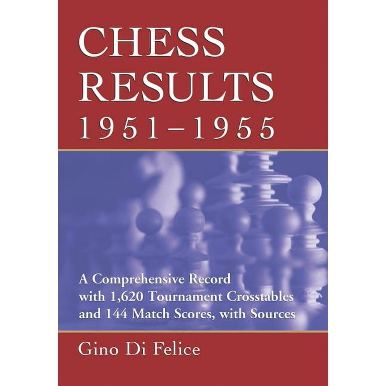 Chess Results: Chess Results, 1951-1955: A Comprehensive Record with 1,620  Tournament Crosstables and 144 Match Scores, with Sources (Paperback) 