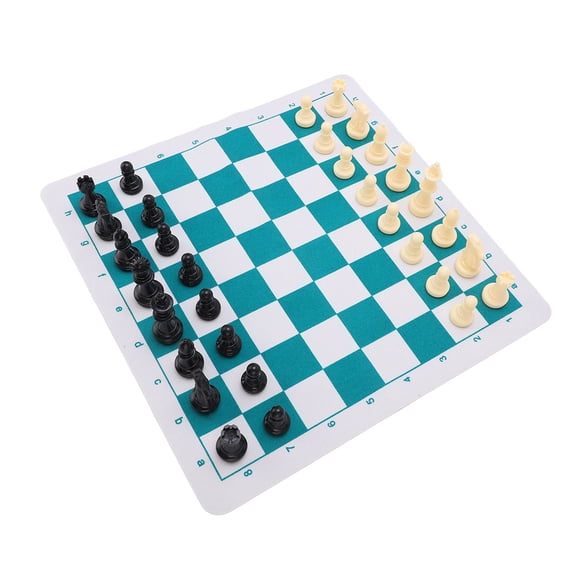 Chess Set, Wear Resistant Travel Chess Pieces Board Game For Leisure Entertainment For Camping