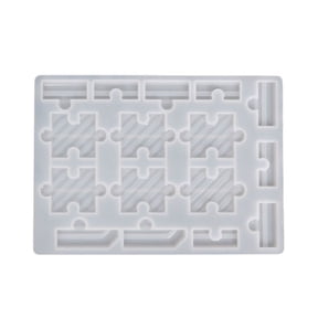 Chess Set with Checkers Board Silicone Resin Mold Full Size 3D Chess Crystal Epoxy Casting Mold for Art Craft Making