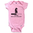thumbnail image 1 of Chess Skills Loading Funny Chess Player Humor Baby Bodysuit (Pink), 0-3 Months, 1 of 2