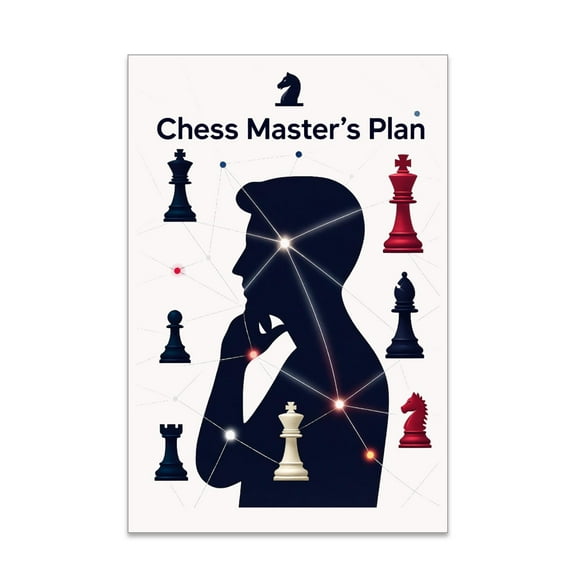 Chess Strategy Wall Art - Study Room Decor - 13x19 Poster Print - Game Room