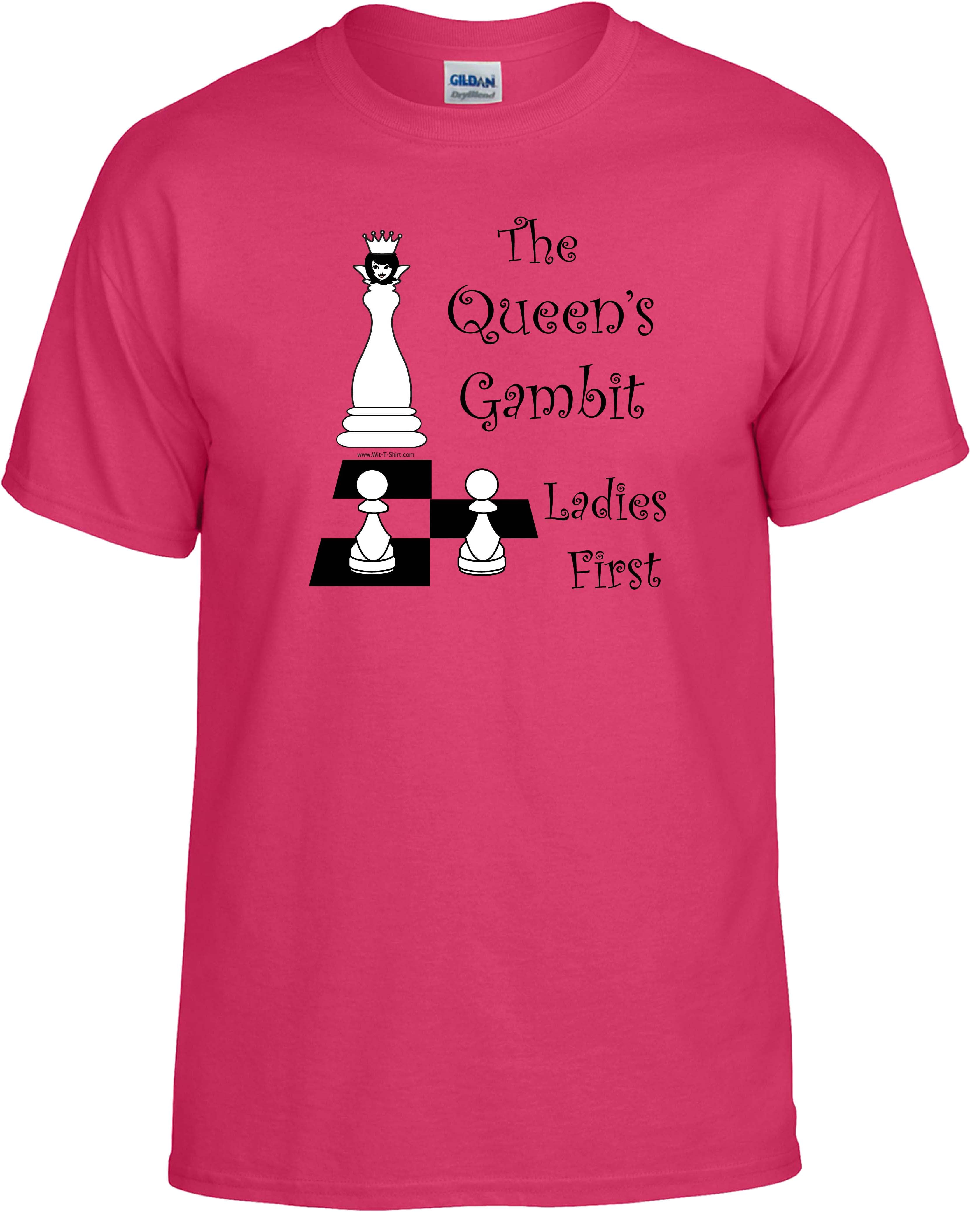 Junior's The Queen's Gambit Let's Play Graphic Tee White Large